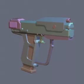 Halo Gaming Handgun 3d model