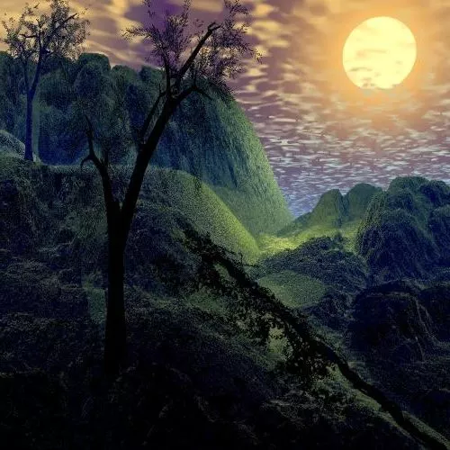 Twilight Forest Landscape 3d model