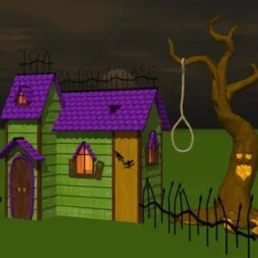 Haunted House Building 3d model