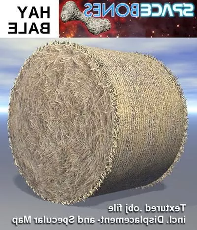 Hay Bale Block 3d model Hay Bale Block 3d model