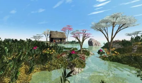 Wasteland House Building 3d model