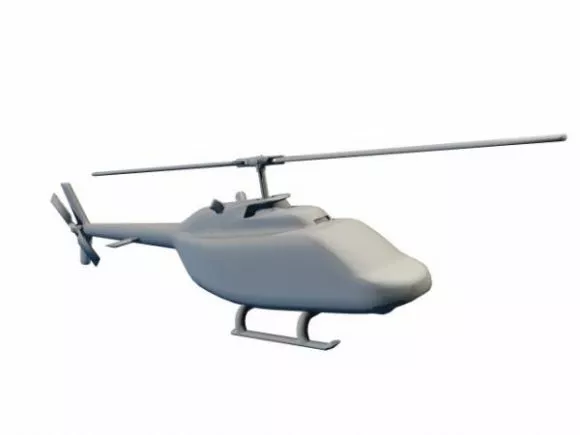 Apache Fighter Helicopter 3d model