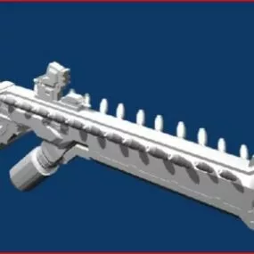 Powered Rifle Gun 3d model
