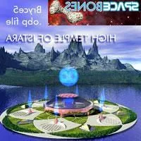 Temple Building Sphere Roof 3d model