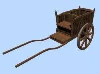 Chinese Farm Wagon 3d model