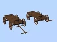 Vintage Farm Wagon 3d model