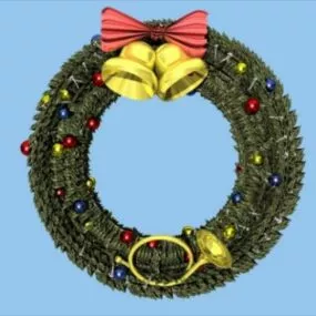 Holiday Wreath 3d model
