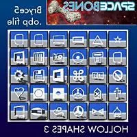 Hollow Shapes Set 3 3d model