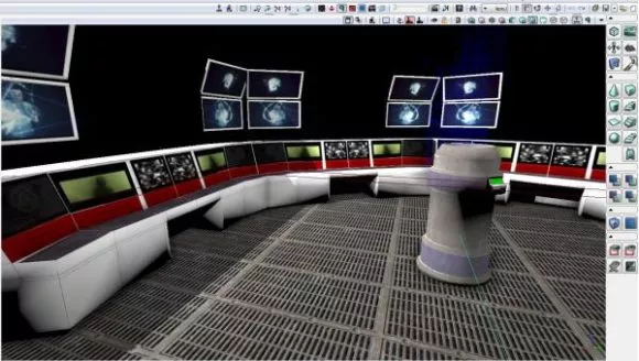 Space Shuttle Controller Cabin 3d model