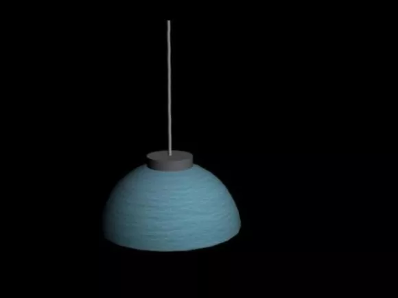 Table Lamp With Figurine Base 3d model