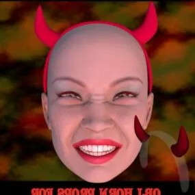Devil Girl Character 3d model