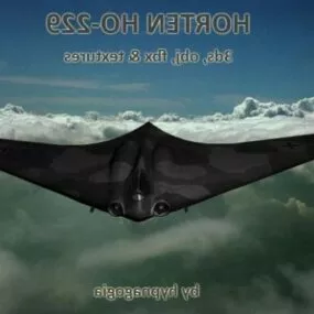 Scifi Bomber Aircraft 3d model