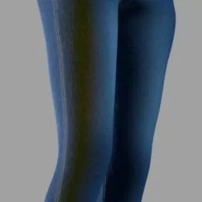 Fashion Jeans For Human Character 3d model