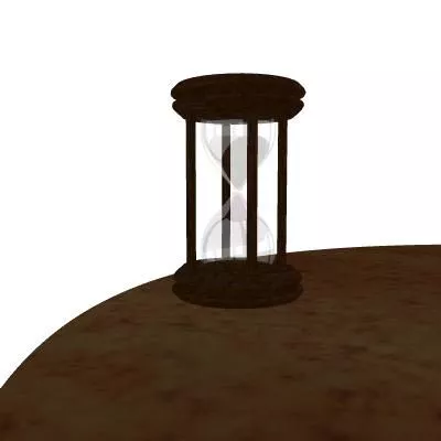 Wall Clock With Stylist Numbers 3d model