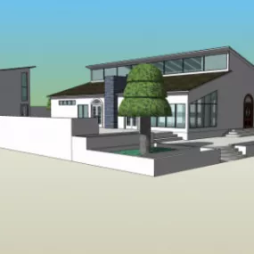 Contemporary House 3d model