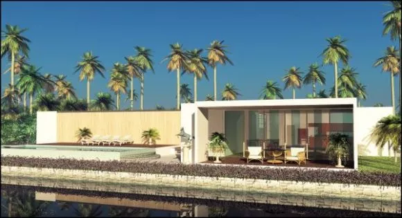 Launch Ramp On Building 3d model
