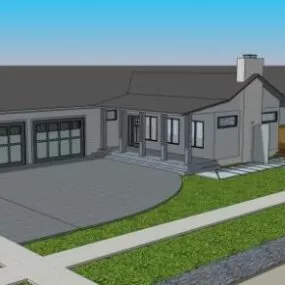 House Contemporary Architecture 3d model