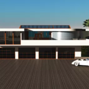 House Contemporary Building 3d model