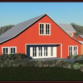Roof House Country Style 3d model