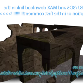 House Ruin Ancient Building 3d model
