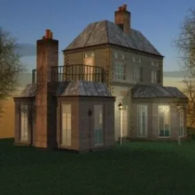 Detach House 3d model