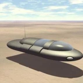 Hover Car Spacecraft 3d model