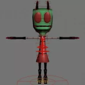 Gaming Bot Character 3d model