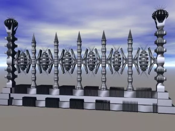 Arc De Triomphe Gate 3d model