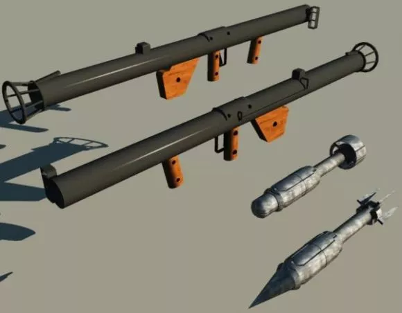 Silenced Machine Gun Mp5sd 3d model