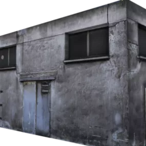 Rustic Industrial Building 3d model