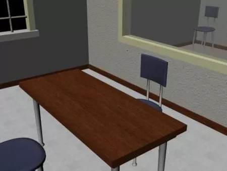 Room With Sofa And Coffee Table 3d model