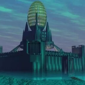 Headquarter Castle Building 3d model
