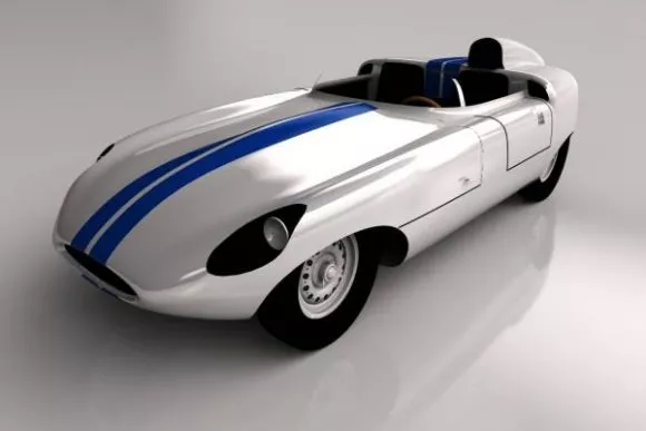 Sports Car Jaguar E Type 3d model Sports Car Jaguar E Type 3d model