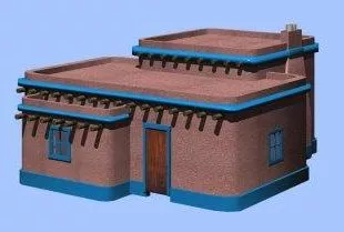 Wc Building 3d model