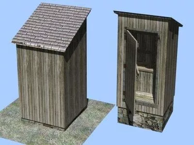 Wide House 3d model