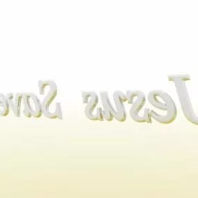 Script Style Text Decoration 3d model