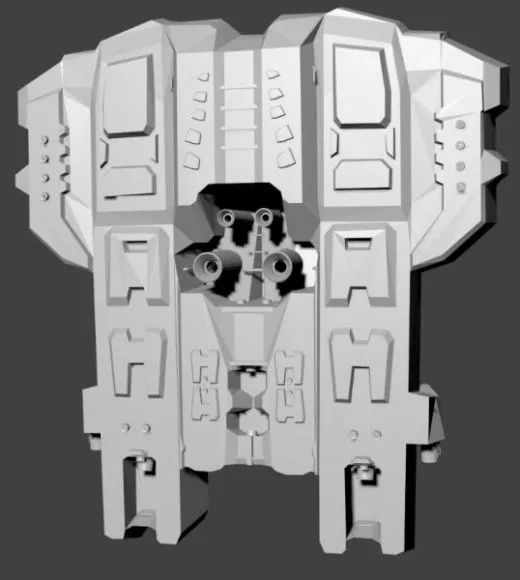 Futuristic Freighter Futuristic Spaceship 3d model