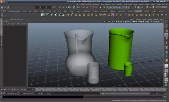 Aluminum Jug With Handle 3d model