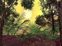 Landscape Jungle Morning 3d model