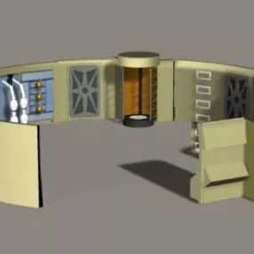Spaceship Controller Deck 3d model