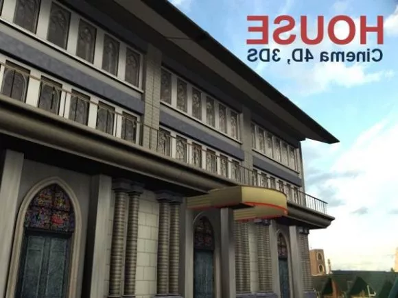 Old Rustic House 3d model