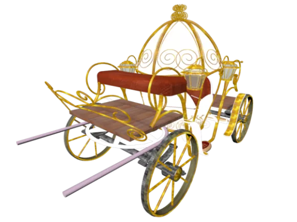 19th Century Cart Vehicle 3d model 19th Century Cart Vehicle 3d model