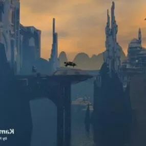 Lunar City Building 3d model