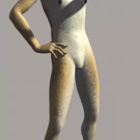 Man In Sleeping Fashion 3d model