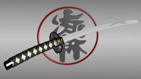 Claymore Sword Weapon 3d model
