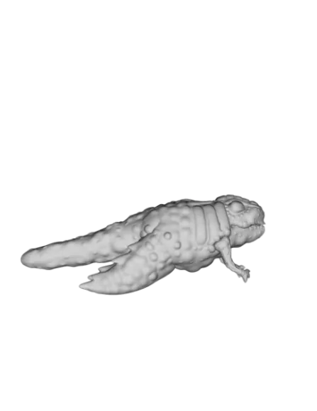 Devil Caterpillar Character 3d model