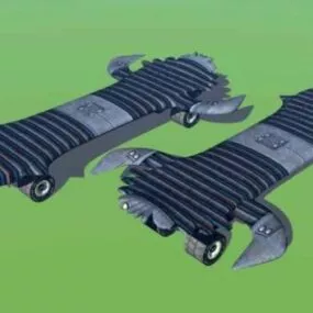 Killer Skateboard Sport 3d model