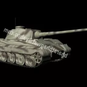 King Tiger German Ww2 Tank 3d model