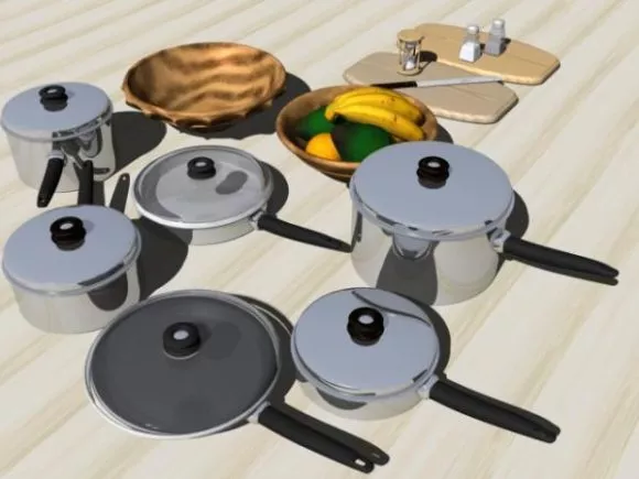 Meet Food Object 3d model