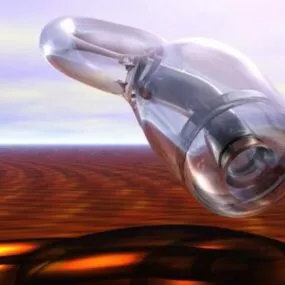 Art Bottle Decorative 3d model